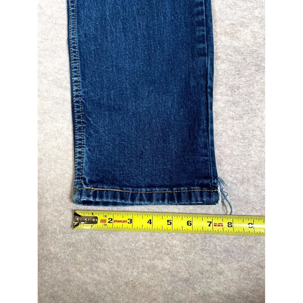 Levi's 550 Jeans Men 34x36 Blue Denim Cotton Stretch High‎ Rise Straight Leg
